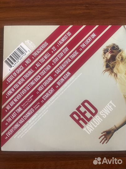 Виниловая пластинка Taylor swift RED 2LP