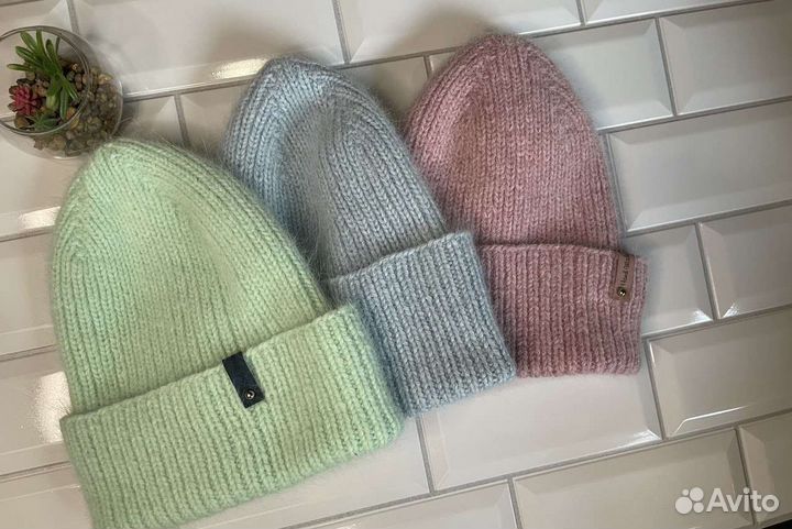 Шапка из пуха норки