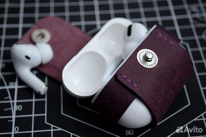 Чехол для Airpods pro из натуральной кожи