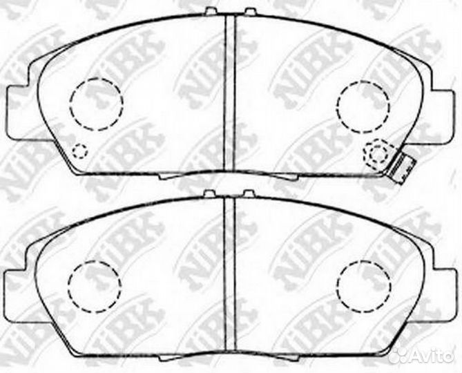 Колодки передние (honda accord/prelude 93-98) PN8
