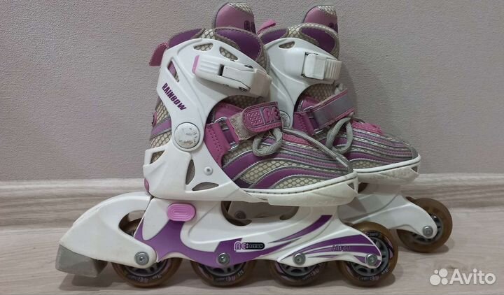 Ролики для девочки Reaction Rainbow