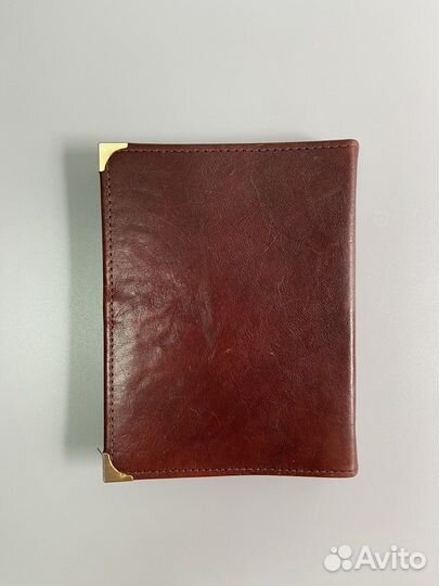 Обложка для документов блокнот ежедневник кожа