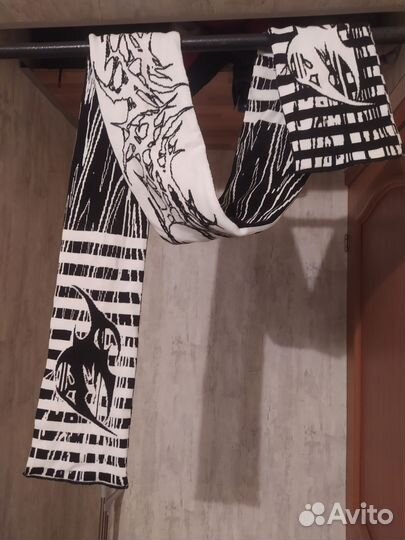 Шарф унисекс y2k дрейн dead inside