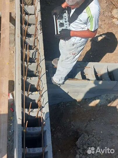 Блоки бетонные.Опалубка несъемная