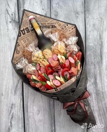 Съедобные букеты для мужчин