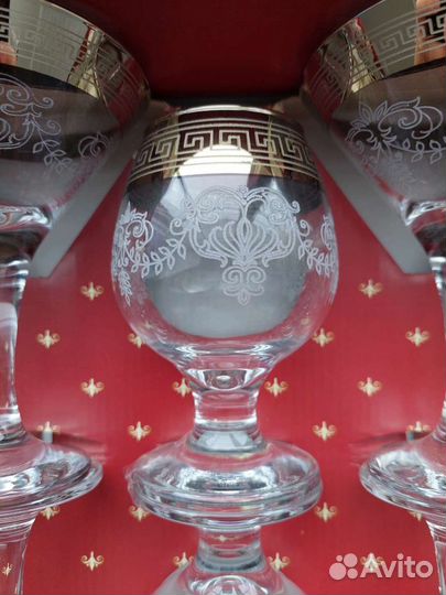 Набор бокалов Гусь-Хрустальный 18 предметов