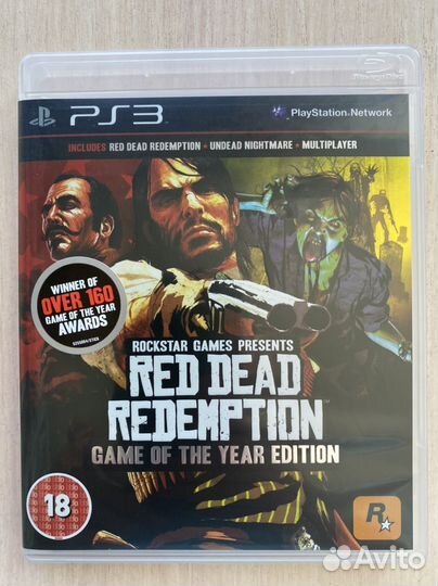 PS3 Red Dead Redemption Game of The Year Edition