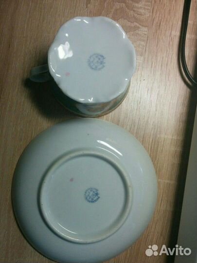 Чайная пара Дмитровская ст.Вербилки 1927год