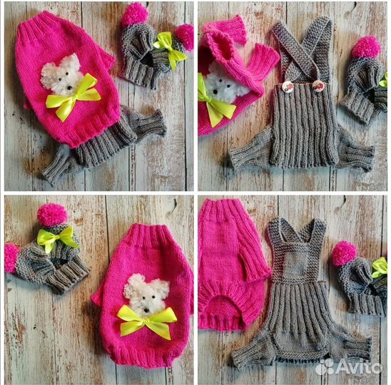 Вязанные изделия для собачек и кошечек