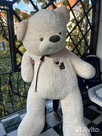 Плюшевый медведь 2 метра