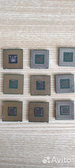 Процессоры Intel core, pentium, celeron