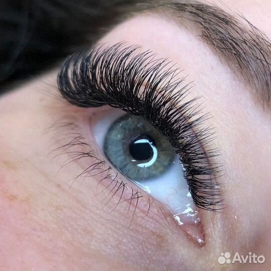 Наращивание ресниц за 1,5 часа / Брови