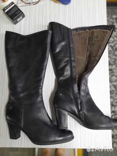 Сапоги женские зимние 38р. Натуральная кожа и мех