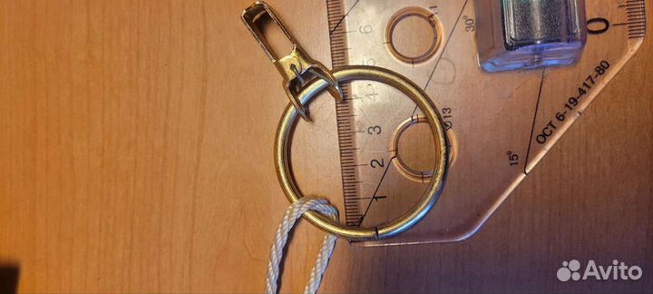 Кольца для штор с зажимом. Розовое золото