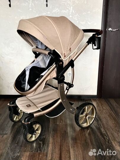Коляска 2в1+Автокресло Суперлегкая