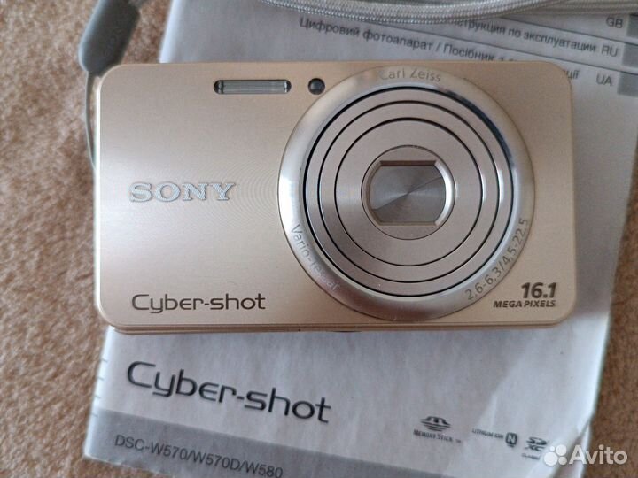 Компактный фотоаппарат sony cyber shot