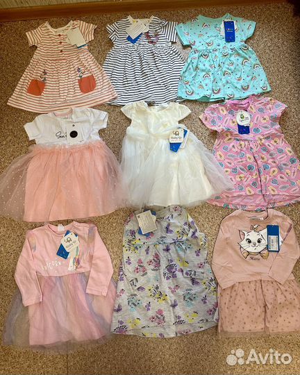 Одежда новая для девочки 80-86-92
