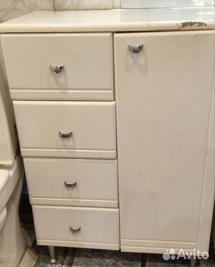 Тумба для ванной с раковиной+комод бу