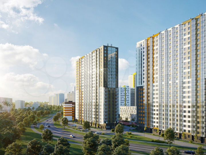 1-к. квартира, 30,7 м², 22/24 эт.