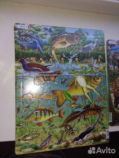 Обучающие пазлы Larsen