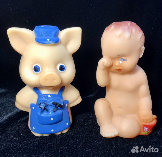 Лот резиновые игрушки СССР Цена за все