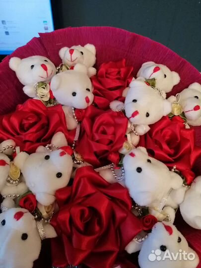 Букеты из мягких игрушек