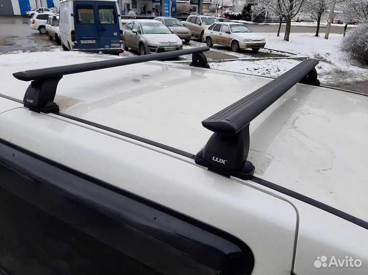 Багажник на крышу Toyota Alphard, Lux черный