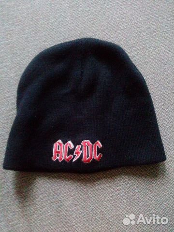 Шапка зимняя AC/DC (рок - музыка ) металл
