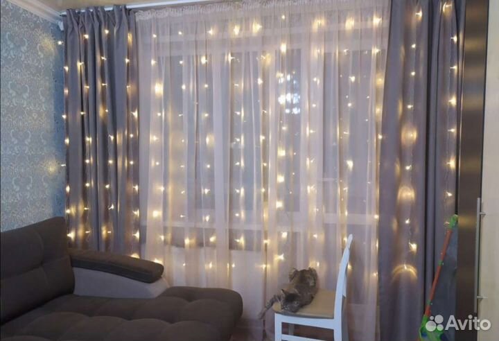Гирлянда-штора 3х2