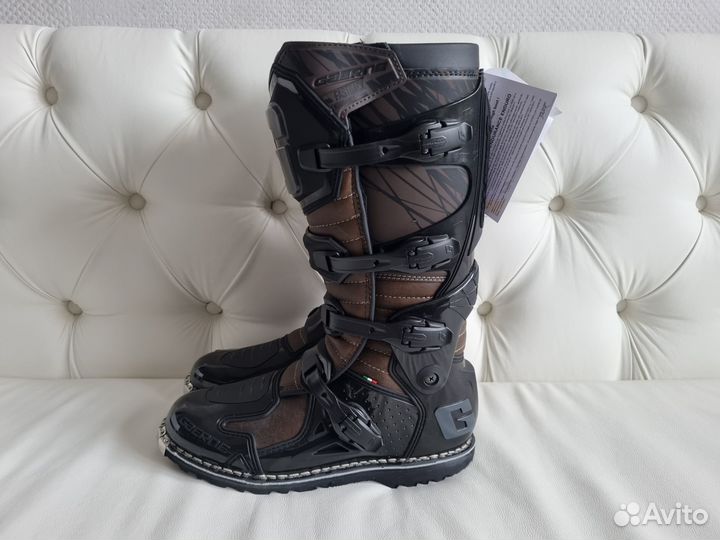 Мотоботы Gaerne Fastback Эндуро подошва Коричневые