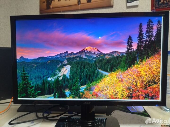 Монитор Acer 24 дюйма, FullHD