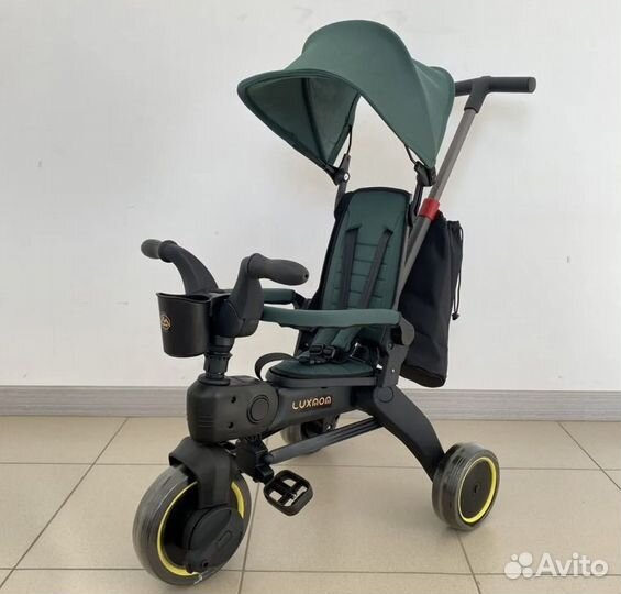 Трехколесный велосипед складной Luxmom