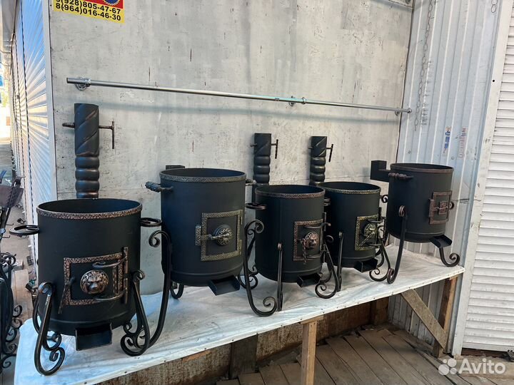 Печь под казан /сковороды