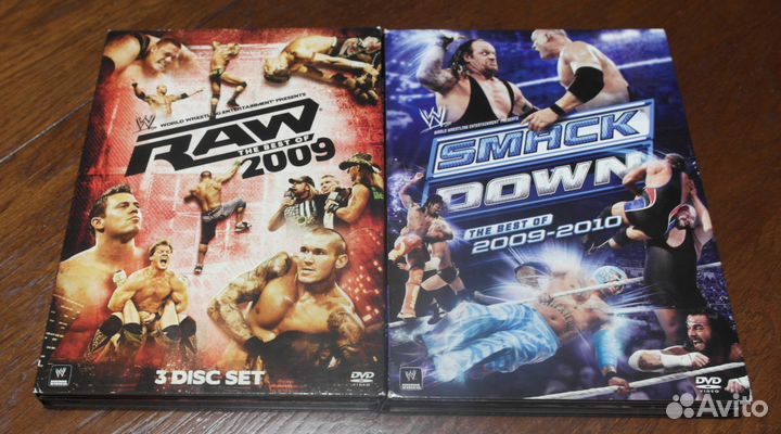 Коллекционные DVD диски с рестлингом от WWE