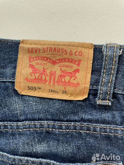 Levi's 505 джинсовые шорты