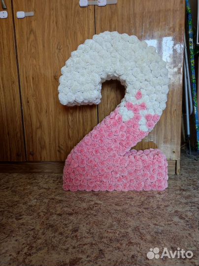 Цифра 2 на день рождения