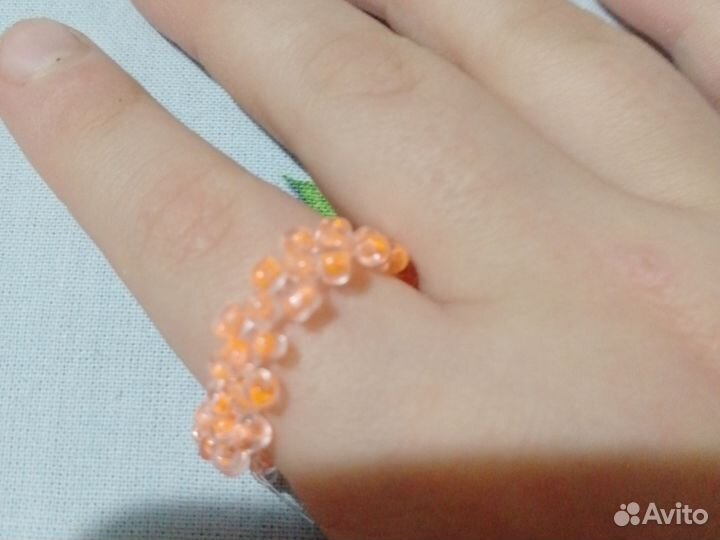 Кольцо из бисера
