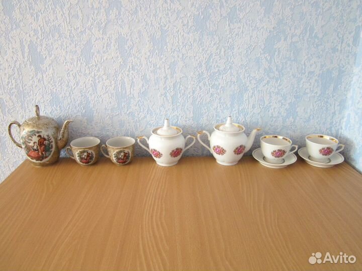 Сервизы,чайники,пары,тарелки,блюда,солонки (СССР)