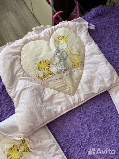 Бортики на детскую кроватку