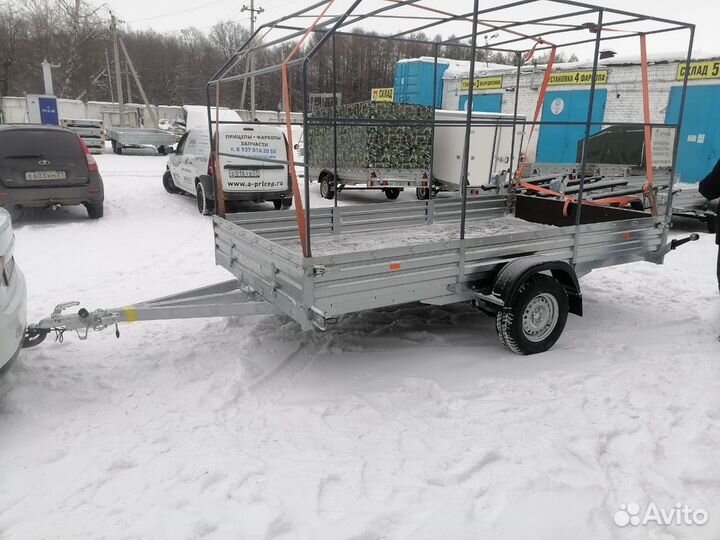 Прицеп легковой двухосный 3,4*1,8. Качество