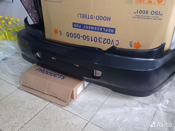 Бампер задний kia spectra