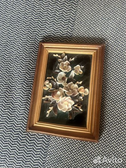 Картина апликация из ракушек