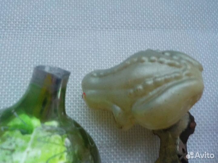 Елочные игрушки СССР избушки теремок домик в лесу