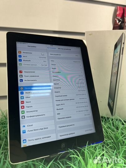 Apple iPad 2 a1396 64 гб с симкартой