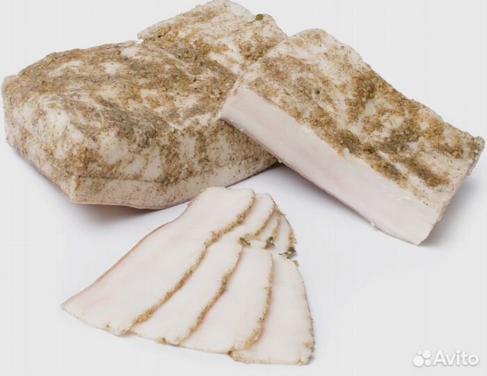 Сало вкусное белое 2,5см