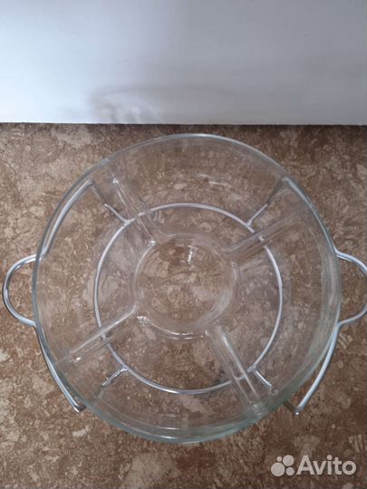 Менажница стеклянная