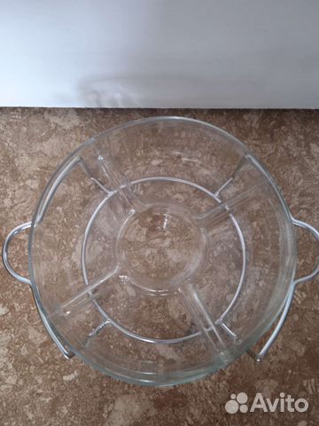 Менажница стеклянная