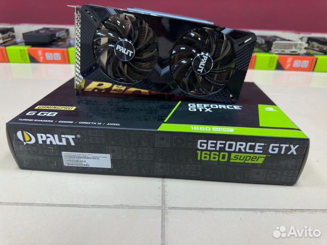 Видеокарта gtx 1660 super palit купить в Иркутске | Электроника | Авито