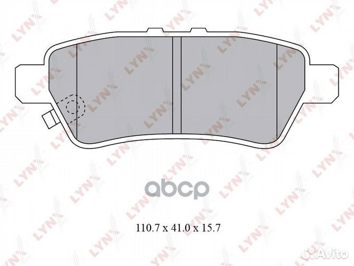 Колодки диасковые задн. Nissan Pathfinder(R51)