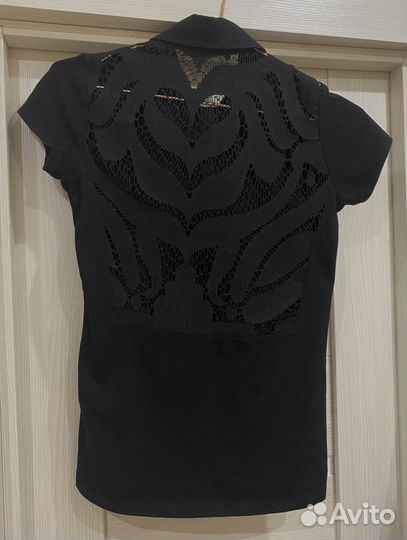 Поло Hardsoda футболка женская XS черная